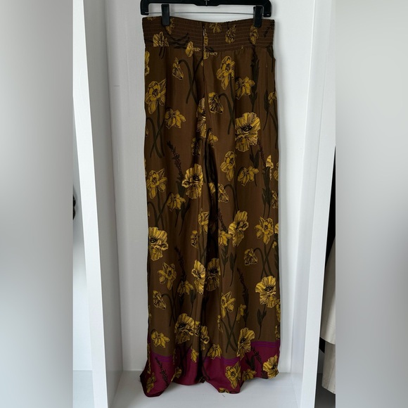 Anthropologie Maeve Terrace Floral Pants Size 4 - Picture 6 of 8